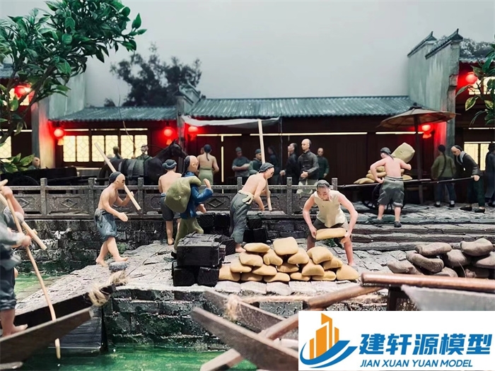 涵江博物馆江南水乡模型